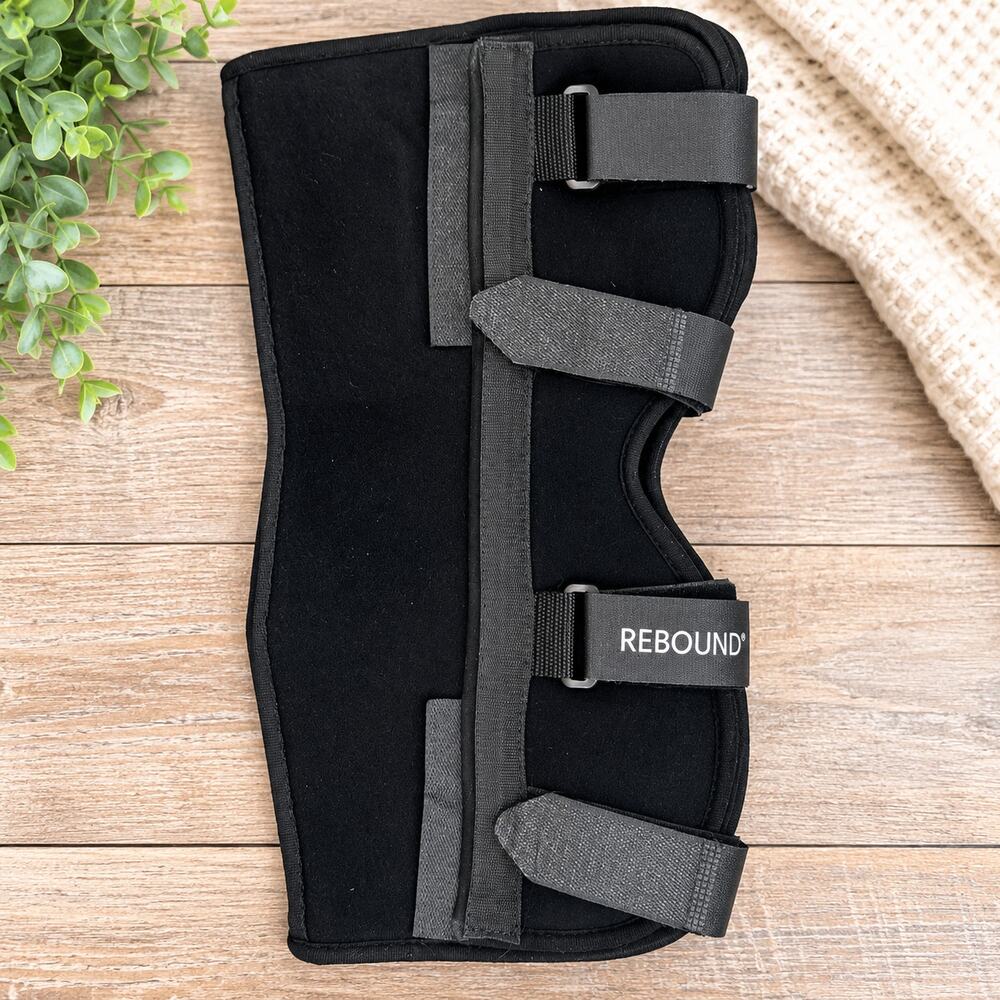 Össur Rebound Hinged Knee Brace Adjustable Orthopedic Support Black